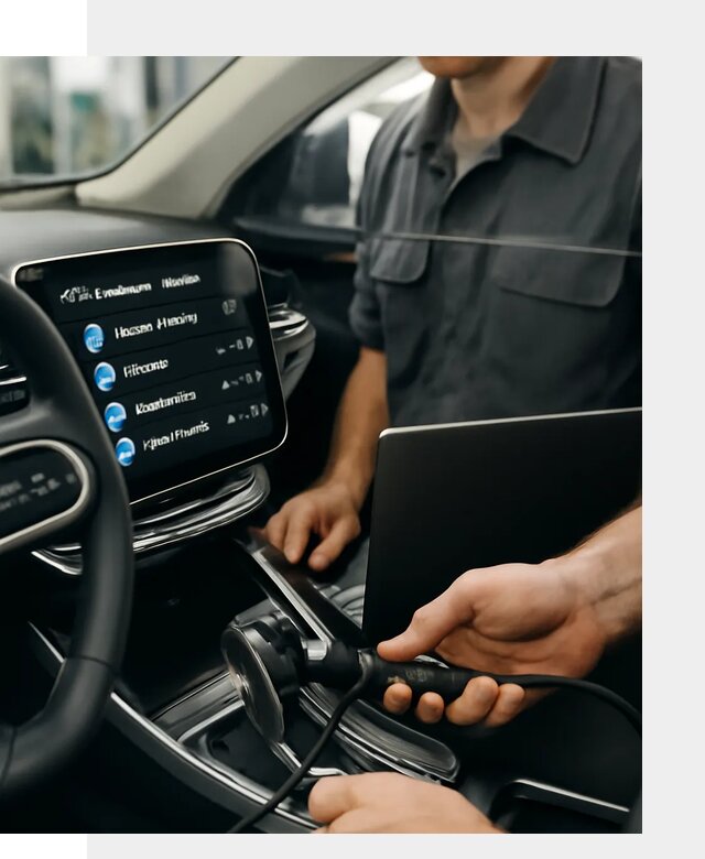Установка приложений Geely для мультимедиа автомобиля в Конаково