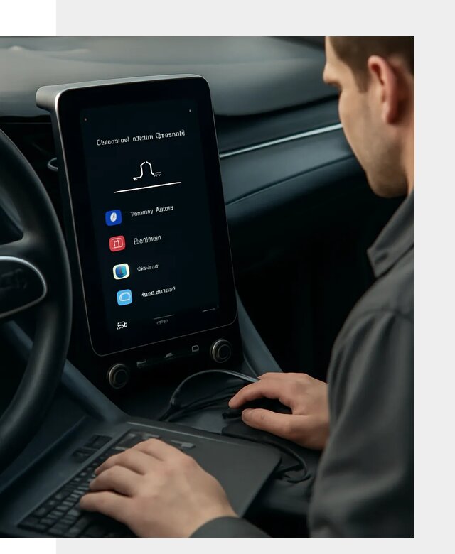 Установка приложений Lynk Co на автомобиль в Конаково